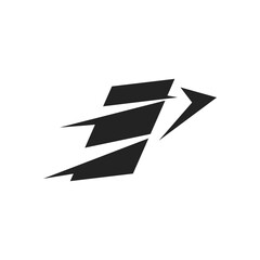 movement logo template Isolated. Brand Identity. Icon Abstract Vector graphic