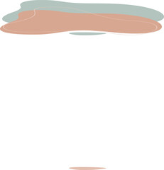 Abstract shape recolorable vector element