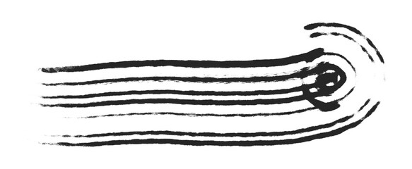 wavy horizontal lines. Marker hand-drawn line border set and scribble design elements.