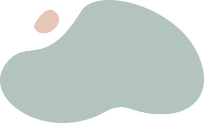 Abstract shape recolorable vector element