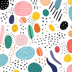 seamless pattern with eggs