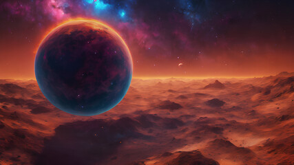 Cosmic Celestial Landscape - Scenic Fantasy in the Universe, Galaxy, and Underworld