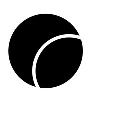 tennis ball vector