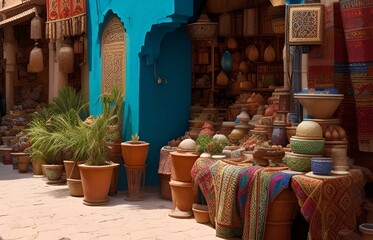 Ancient style market