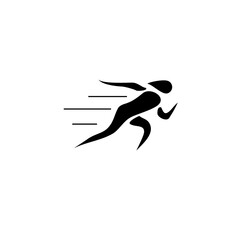speed running athlete figure