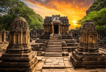 An ancient city of temples, filled with priests and priestesses
