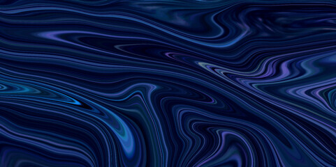 Abstract dark blue background, Bright and shinny swirl liquid background, Modern and stylist marbling texture new design background with liquid.