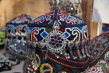 Multicolor Cap Handmade Hat Sindhi