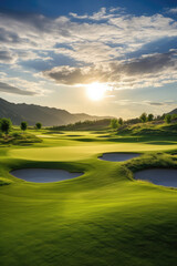 Fototapeta premium Golf Cours View