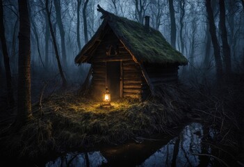 The rusted, iron cauldron bubbling with unknown concoctions outside