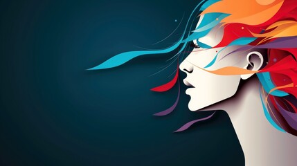 Abstract of image women, stop violence against Women,sexual abuse, human trafficking, Day for the Elimination of Violence Against Women concept