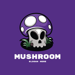 mushroom mascot esport logo