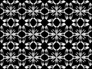 black and white seamless pattern