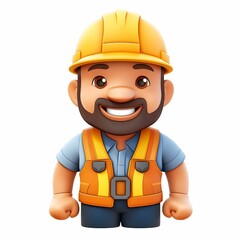 emoji of a construction worker  Generative AI
