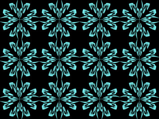 seamless pattern with snowflakes
