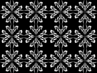 black and white seamless pattern