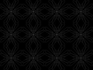 black and white seamless pattern