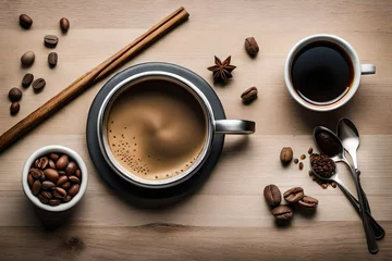 Türaufkleber cup of coffee © Uzair