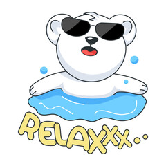 Relaxing Bear 