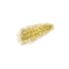 Gold glitter hand drawn scribble line