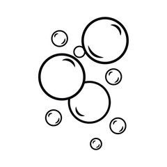 bubble vector line icon. illustration EPS 10. Editable stroke.