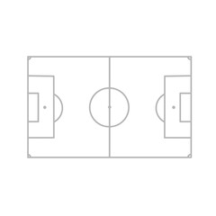 Lineart soccer field 