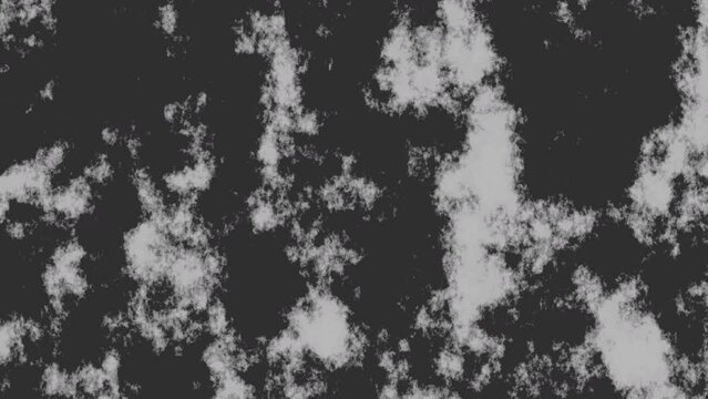 Fluid art drawing video with unsaturated overflowing inks. Abstract background of blending dyes that creates splashes and swirls. Detailed motion with white, black and gray flowing paints.