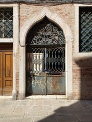 entrance to the church - 648416334
