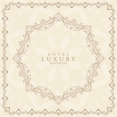 Classic beautiful decorative floral frame background