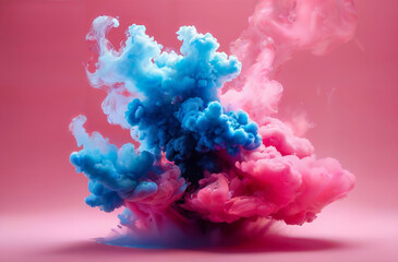 Fototapeta premium abstract colorful smoke watercolor cracking background colors