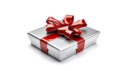 A Christmas-themed gift on White background, HD