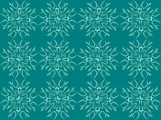 seamless pattern with snowflakes