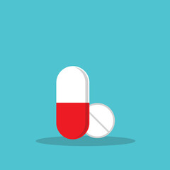 Pills. Pill and tablet 