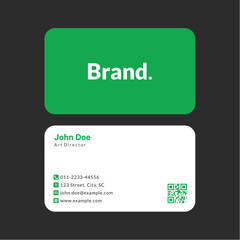 Modern and clean professional business card template