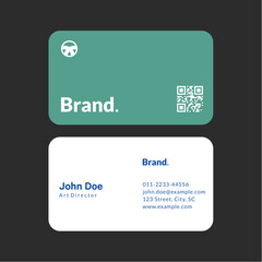Modern and clean professional business card template