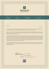 Retro Letterhead