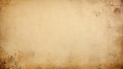 Obraz premium Vintage golden brown background with textured corners. 