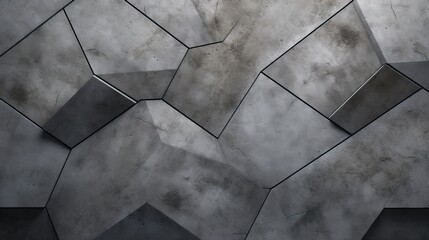 Geometric concrete background in smoky grey hues