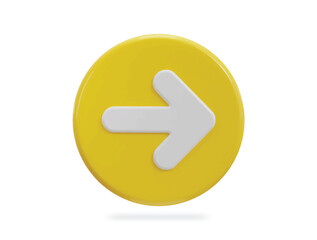 3d right arrow icon