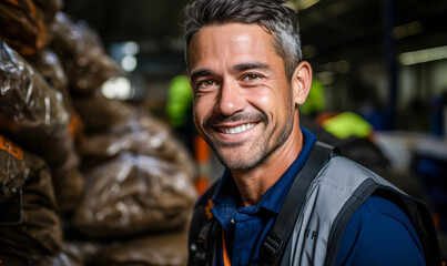 Fototapeta premium Directing the Dance of Air Freight: The Aircraft Cargo Supervisor's Task.