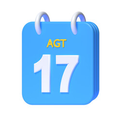 calendar 3D Illustration Icon Pack Element