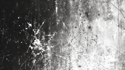 Scratch grunge urban background, black and white distress texture grunge rough dirty wall