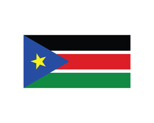 Typography of Independence Day, National Day of a country, Vector and editable file for Independence Day, Flag colors typography, flat flag, 9th July, South Sudan, flag of South Sudan