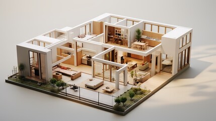 3d model of a house