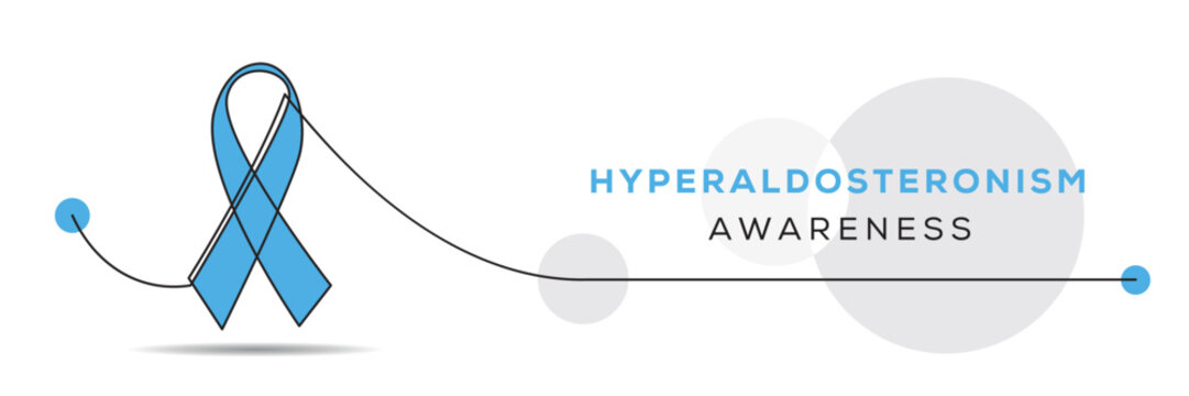 Hyperaldosteronism awareness, banner design.