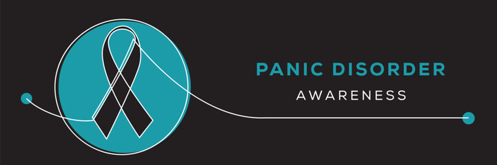Panic Disorder awareness, banner design.