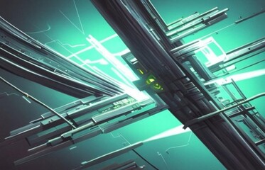 abstract background with lines