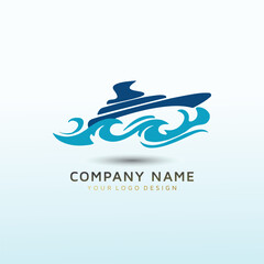 Agency of the Sea Costs Rice Customs and Logistics Agency logo design