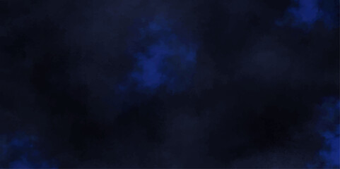 Blue smoke in dark background.Texture and desktop picture. blue texture with colorful smoke, decorative and blurry and grunge blue paper texture, Colorful blue textures for making flyer and poster.