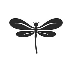 Flying Dragonfly Illustration